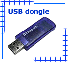 Bluetooth USB adaptér na PC.